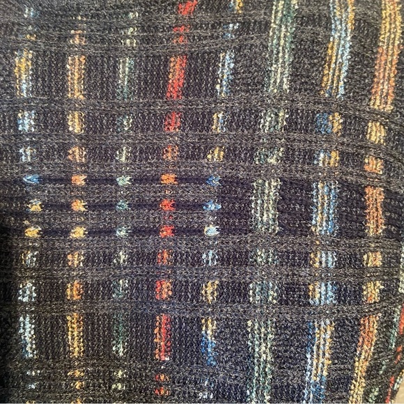 Jantzen black stripes multicoloured‎  sweater in size medium - Picture 5 of 8
